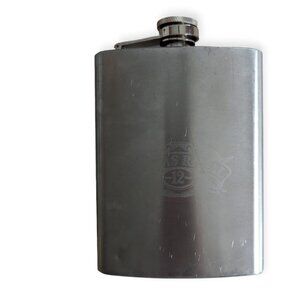 Chivas Regal Brushed Stainless Steel 8 oz Hip Flask